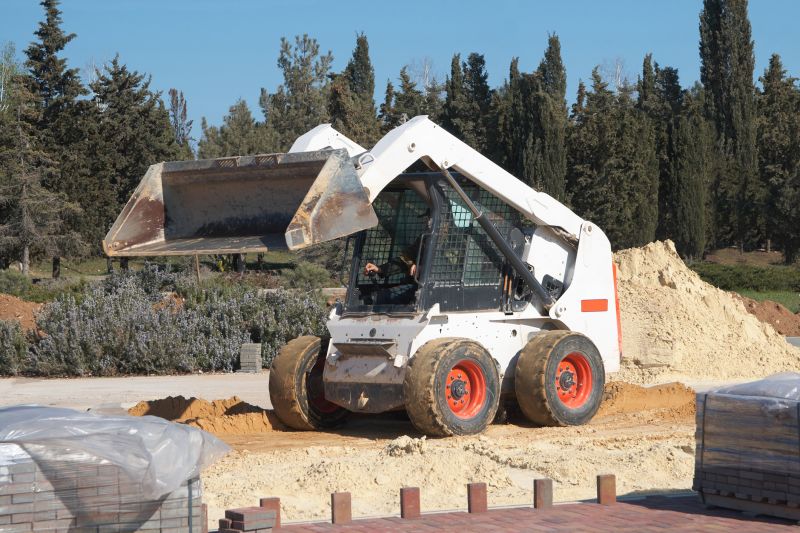 Skid steer loaders are highly maneuverable in tight spaces.